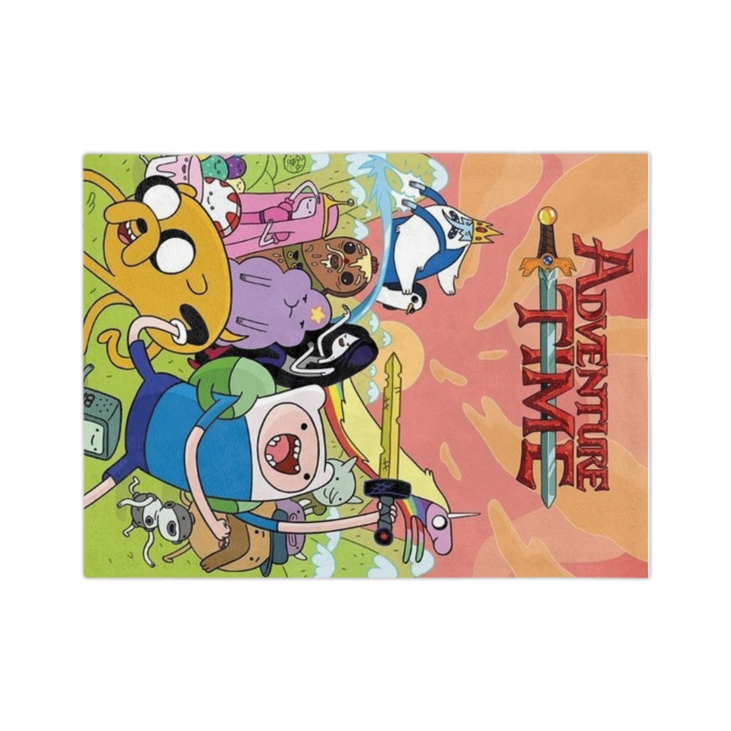 Adventure Time Velveteen Microfiber Blanket